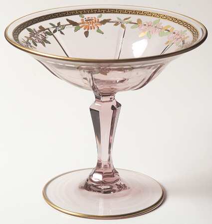 411-2 Hawthorne (Enamel Decoration) by Heisey
