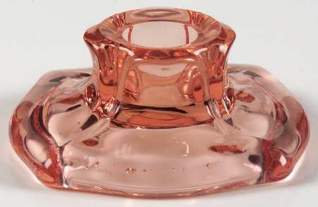 Little Squatter Pink 1" Single Light Candlestick