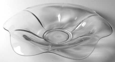 Tulip Clear (Line 1575) 11" Lily Bowl