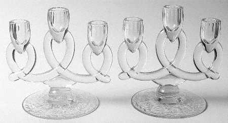 1540-4 (Set of 2) 3 Light Candlestick