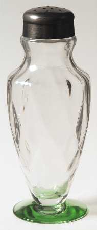 Caswell Moongleam and Clear (Line 1001) Sugar Shaker & Lid