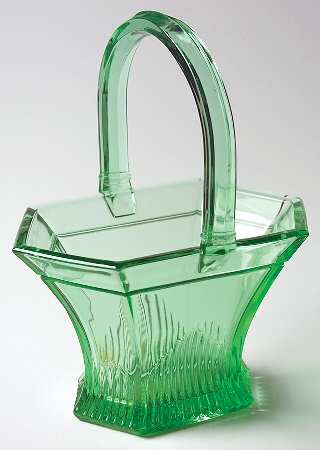 Banded Picket Green (Line 461) by Heisey
