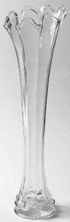 436 Clear 22"-24" Swung Bud Vase