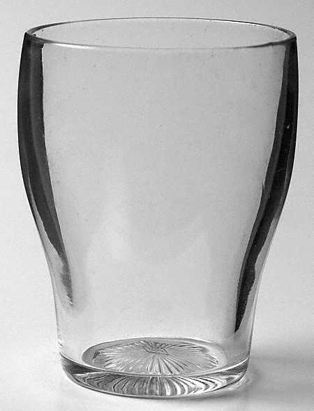 Touraine Clear 9 Oz Flat Tumbler
