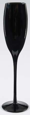 Onyx Black Fluted Champagne