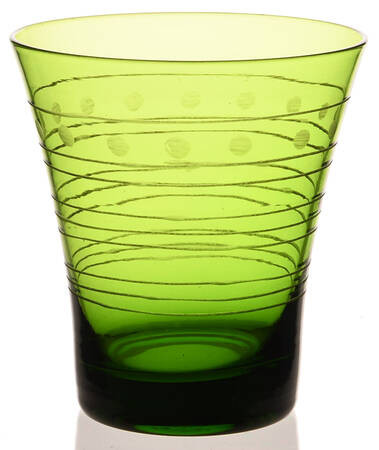Soho (Lines, Waves, Dots) Green Double Old Fashioned