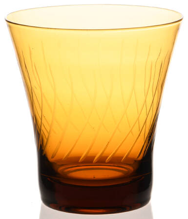 Soho (Lines, Waves, Dots) Amber Double Old Fashioned