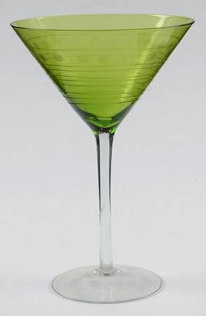 Soho (Lines, Waves, Dots) Martini Glass