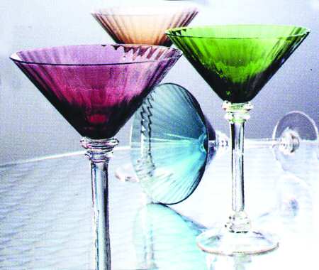 Regal Bloom Amber Martini