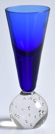 Chelsea (Bubbles in Base) Cobalt Blue Cordial