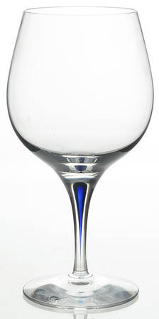 Teardrop Blue Low Water Goblet