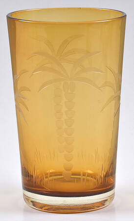 Tropical Palm Amber 20 Oz Cooler