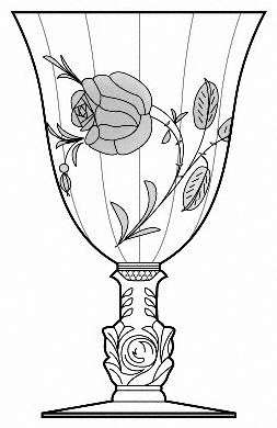 Rose (Cut) (Stem #5072) by Heisey
