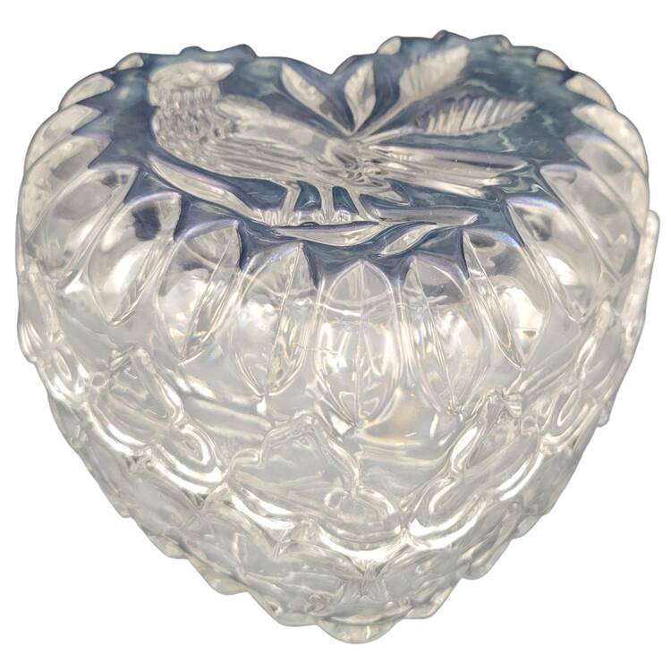Byrdes Collection Blue Small Heart Box & Lid