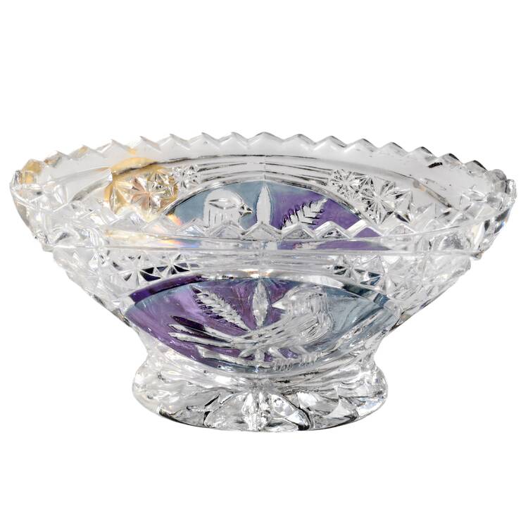 Byrdes Collection Blue 4" Oval Bowl