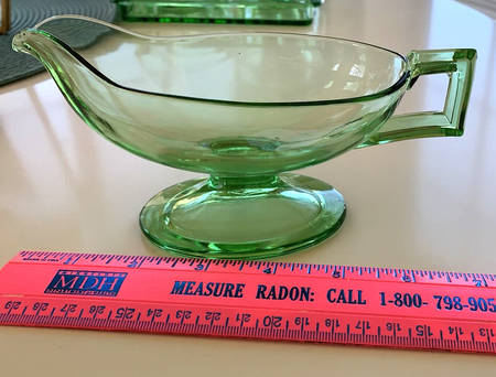 Yeoman Green (Stem 1184, No Optic) French Dressing Boat