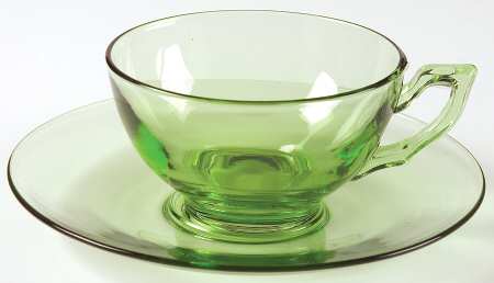 Yeoman Green (Stem 1184, No Optic) Cup & Saucer Set