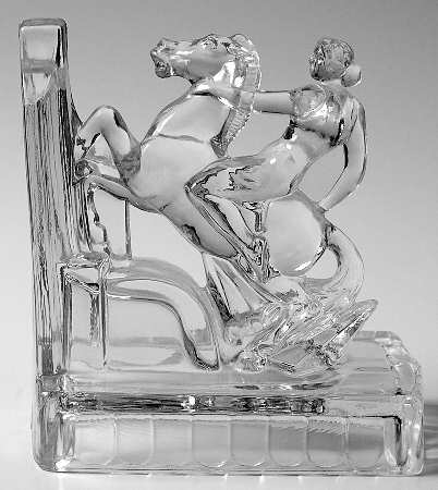 Animals & Figurines Horse & Rider (Lady Godiva) Bookend