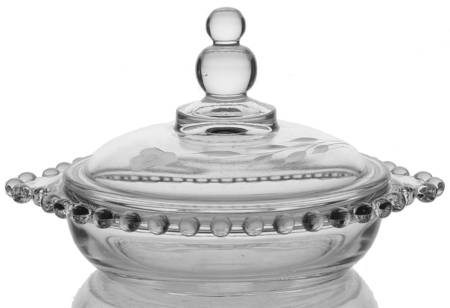 Cornflower (Candlewick) Round Covered Butter
