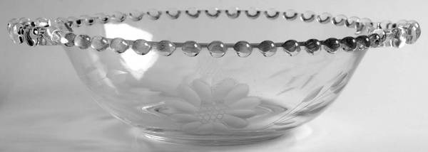 Cornflower (Candlewick) 7" Handled Bowl/Mayonnaise