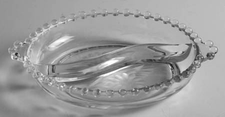 Cornflower (Candlewick) 7" Round 2 Part Relish