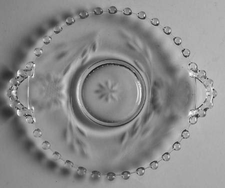 Cornflower (Candlewick) 5" 2 Handled Plate