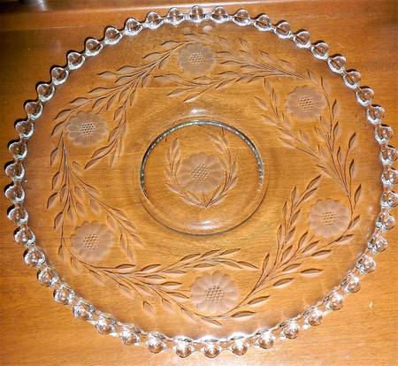 Cornflower (Candlewick) 13" Sandwich Plate