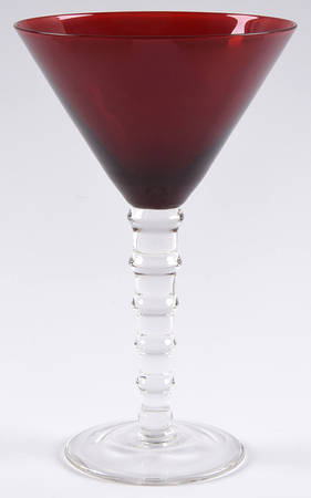 Imperial Ruby Martini Glass