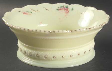Ring Band Custard Floral 8" Nappy