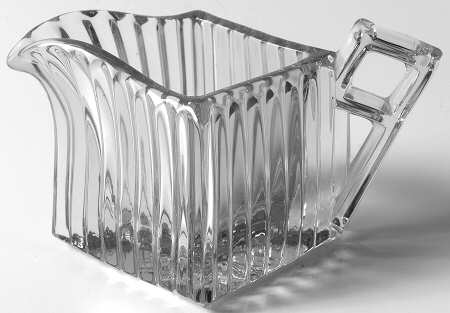 Ribbed Quator Hotel Creamer