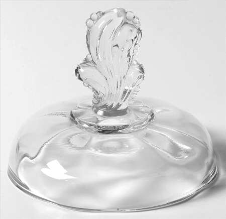 Elks Lid for Candy Dish w/Seahorse Handles