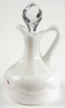 Beaded Swag Dec #2 Cruet & Stopper
