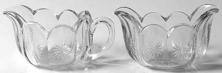 341-2 Creamer and Sugar Open Set Hotel