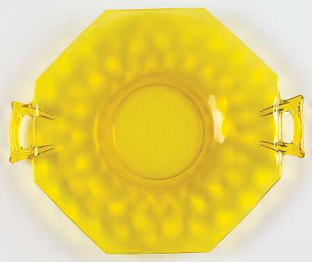 Yeoman Marigold (Stem 1184, Optic) 6" Cheese Dish by Heisey