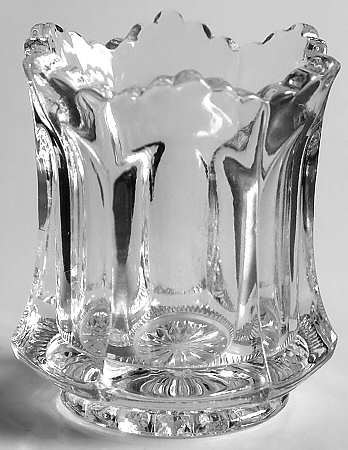 Colonial Panel Clear Toothpick Holder