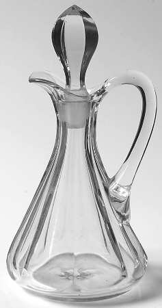 Colonial Panel Clear 4 Oz Cruet & Stopper