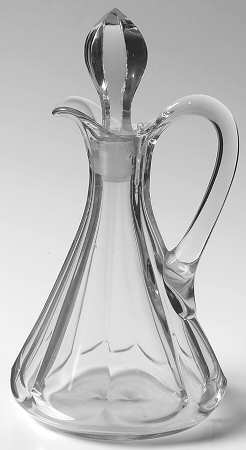 Colonial Panel Clear 6 Oz Cruet & Stopper
