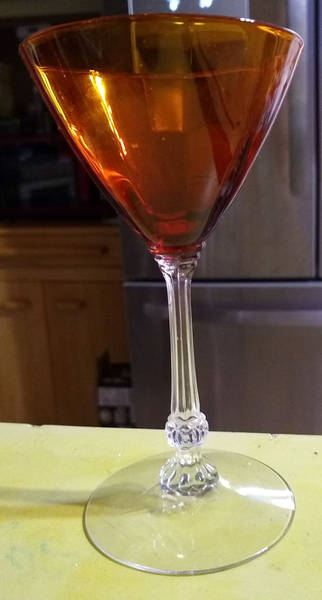 Duquesne-Tangerine (Stem 3389, Optic) Liquor Cocktail