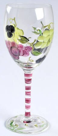 Vintage Wine Glass