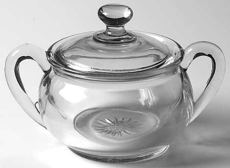Yeoman Clear (Line 1184, No Optic) Sugar Bowl & Lid