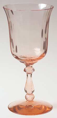 Penn Charter Pink (Checkerboard Optic) by Heisey