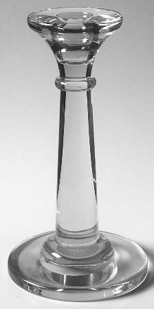 Sheffield Clear (Line 20) 7" Single Light Candlestick