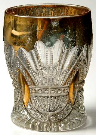 Prince of Wales Plumes Gold Trim by Heisey