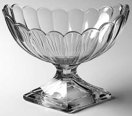 Fluted Diamond Foot by Heisey