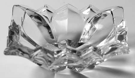 Square on Round 3" Ashtray