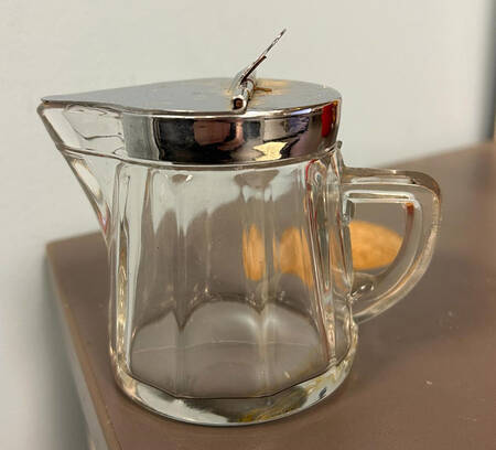 McGrady Clear 5 Oz Syrup with Sanitary Metal Lid