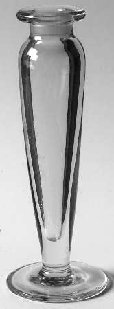 Taper Clear Cologne Bottle No Stopper