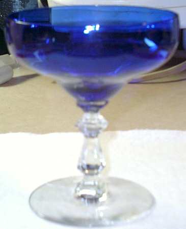 Dong Cobalt Blue Champagne/Tall Sherbet