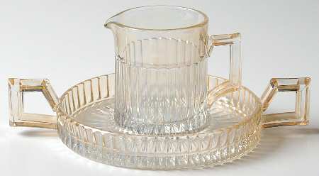 Narrow Flute with Rim Iriidescent (Line 473) by Heisey