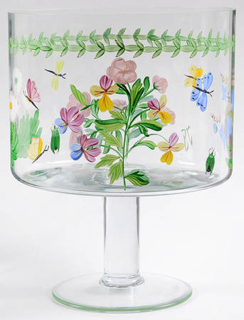 Botanical Round Compote (Height X Width)
